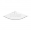 CERSANIT - Set B185: brodzik półokrągły TAKO Slim 90x4 biały + syfon  S601-120